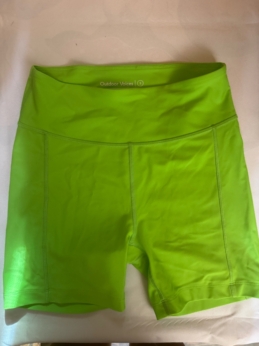 Outdoor Voices Women’s Neon Lime Active shorts